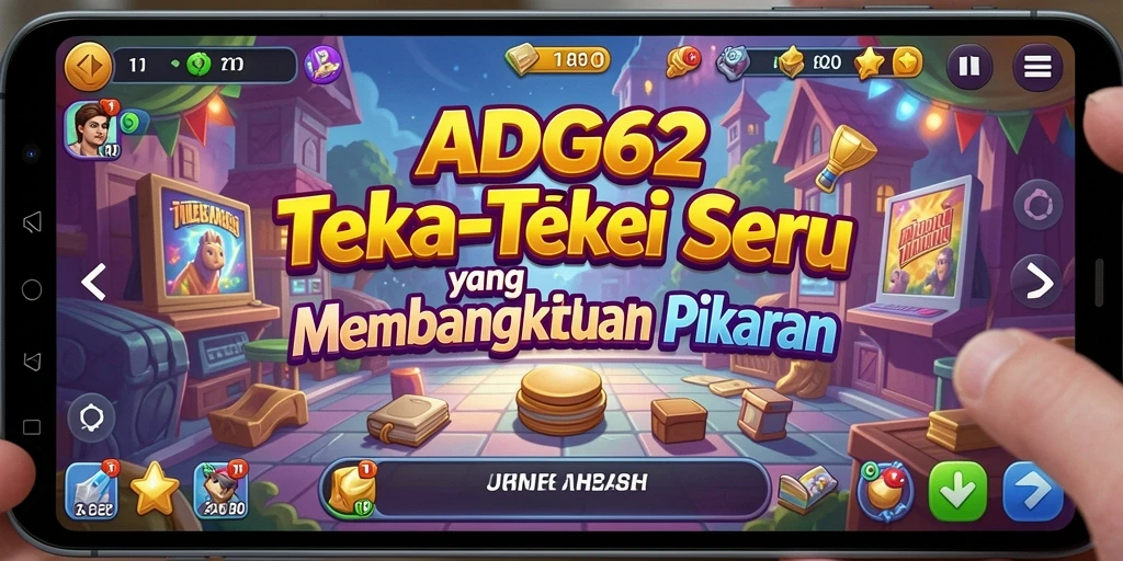 Tampilan gameplay ADG62 dengan berbagai teka-teki menantang.