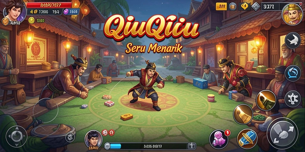Gambaran gameplay seru dalam game QiuQiu API77.