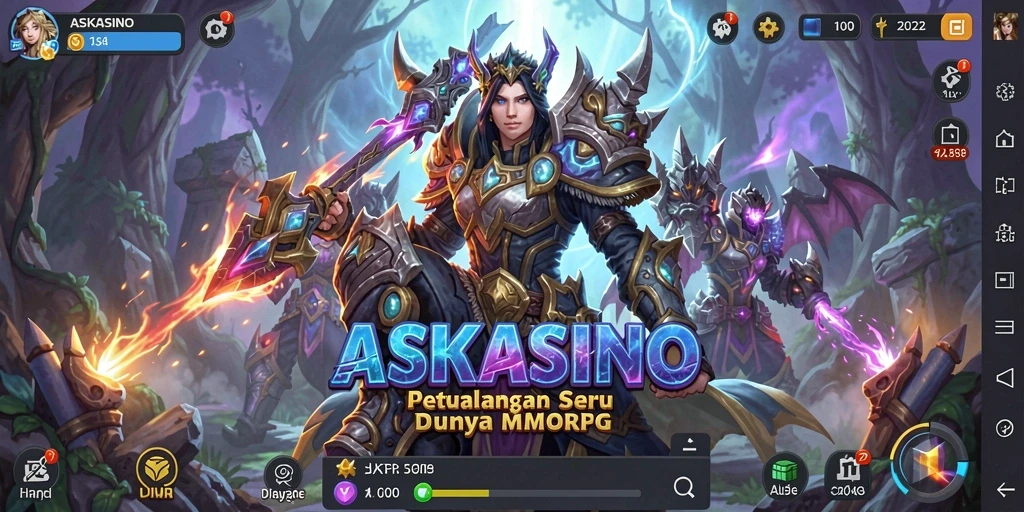Gameplay seru di dunia fantasi ASKASINO yang menantang.