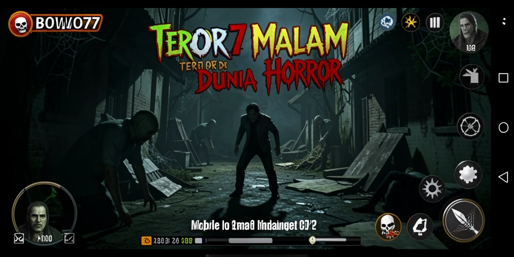 Gameplay menyeramkan dengan atmosfer yang mencekam dan penuh ketegangan.