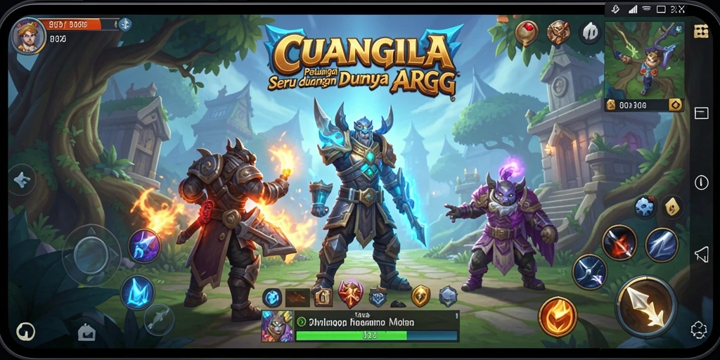 Tampilan gameplay seru dalam petualangan ARPG CUANGILA.