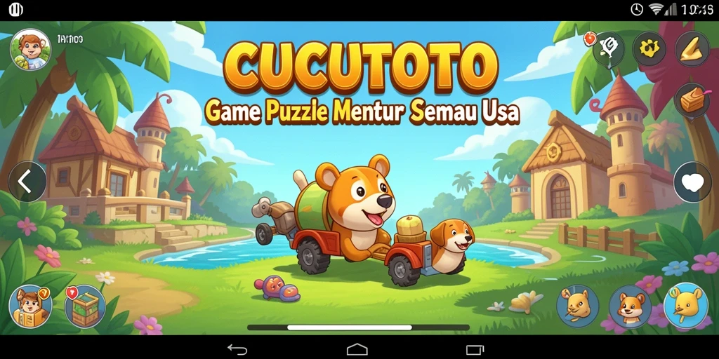 Tampilan gameplay seru dari CUCUTOTO yang menantang.