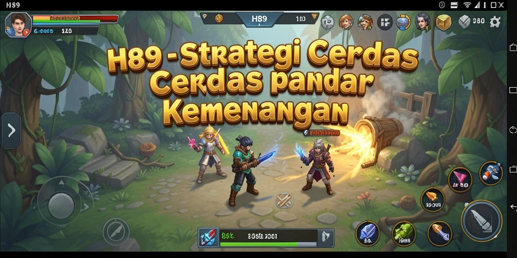 Tampilan dinamis gameplay strategi H89 yang menegangkan.