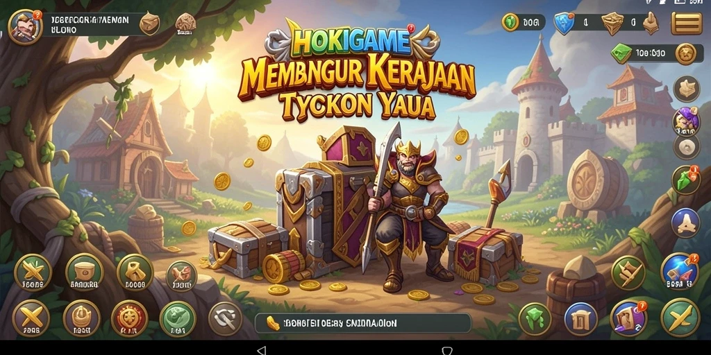 Screenshot HOKIGAME menampilkan gameplay Tycoon yang seru dan strategis.