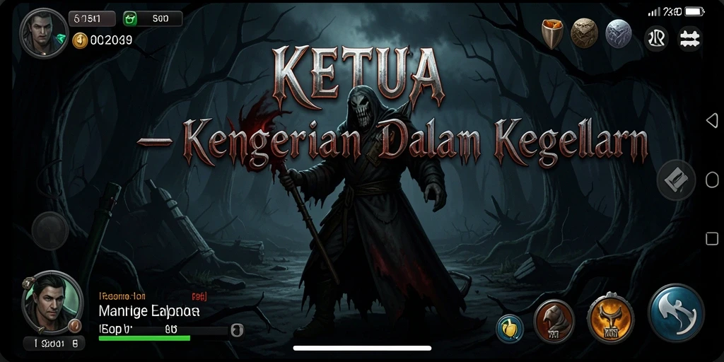 Tangkapan layar gameplay yang mencekam dari KETUA.