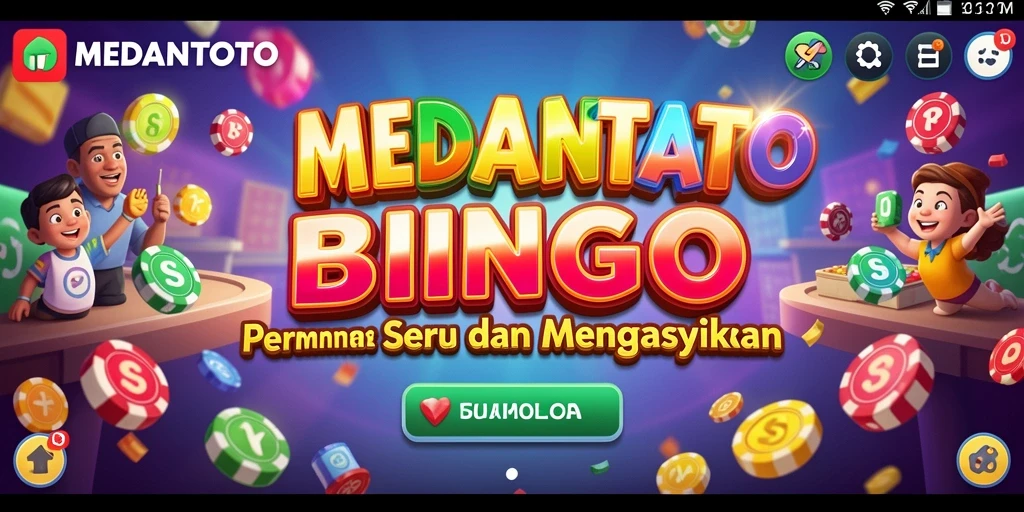 Tampilan gameplay Bingo dalam MEDANTOTO yang seru dan interaktif.