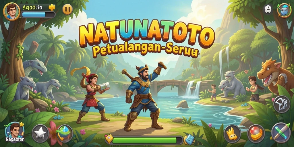 Gameplay seru NATUNATOTO yang menggugah semangat petualang.