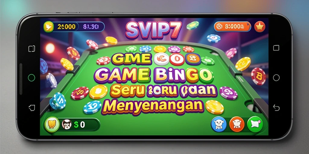 Screenshot SVIP7 menampilkan gameplay seru dalam permainan Bingo.
