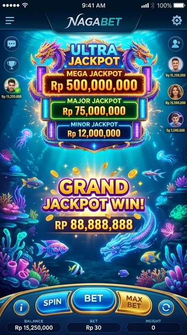 Tampilan antarmuka pengguna nagitabet yang ramah bagi pengguna.